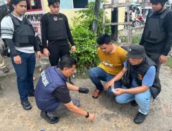 Operasi Sarang Narkoba Serentak, Polres Dumai Tes Urine di Lokasi dan Amankan Pengedar 0,40 Gram Sabu