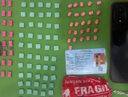 Polresta Pekanbaru Ungkap Peredaran 122 Ekstasi, Pelaku Simpan Puluhan Pil di Kontrakan Kampar