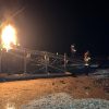  Respons Cepat Aduan Warga, Polres Kuansing Bakar Musnahkan Rakit Dompeng di Dua Lokasi