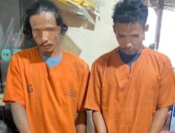 Laporan Masyarakat Berbuah Manis, Polsek Perhentian Raja Amankan Dua Pengedar Narkoba