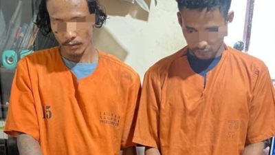 Laporan Masyarakat Berbuah Manis, Polsek Perhentian Raja Amankan Dua Pengedar Narkoba