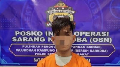 Polsek Dumai Timur Tangkap Pengedar Sabu, 26,43 Gram Diamankan