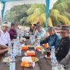 Tiba di Langgam, Kapolres Pelalawan AKBP Ahmad Nur Ari Disambut Pemasangan Tanjak