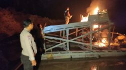 Tiga Rakit PETI Ditertibkan, Polsek Kuantan Tengah Imbau Warga Jaga Kelestarian Sungai