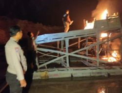 Tiga Rakit PETI Ditertibkan, Polsek Kuantan Tengah Imbau Warga Jaga Kelestarian Sungai