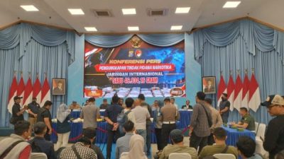 Dua Warga Binjai Ditangkap Polda Riau dengan 46,9 Kg Sabu Asal Malaysia