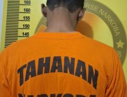 4 Paket Sabu Tergeletak di Lantai Kamar, Pengedar di Muara Langsat Kuansing Diciduk Tim Elang Kuantan