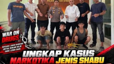 Bongkar Peredaran Sabu di Bakti Makmur, Polsek Bagan Sinembah Sita 34 Paket Sabu