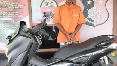 Motor Raib Saat ke Kamar Mandi, Polsek Kampar Tangkap Pelaku di Kampung Pinang