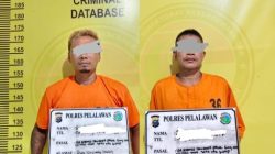 Timbangan Digital dan 8 Ball Plastik Disita, 2 Pengedar Sabu di Pangkalan Kuras Dibekuk Polres Pelalawan